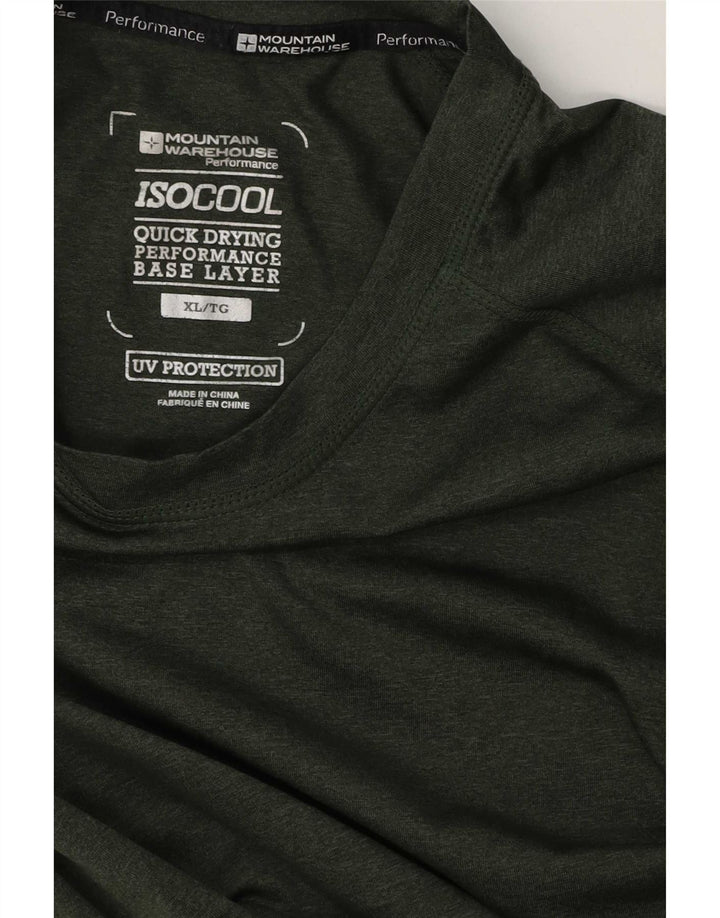 Męski T-shirt Mountain Warehouse IsoCool XL, zielony