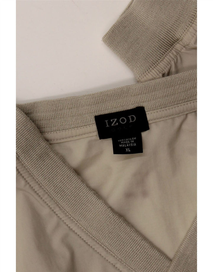 Męski dres o luźnym kroju Izod XL, szary nylon