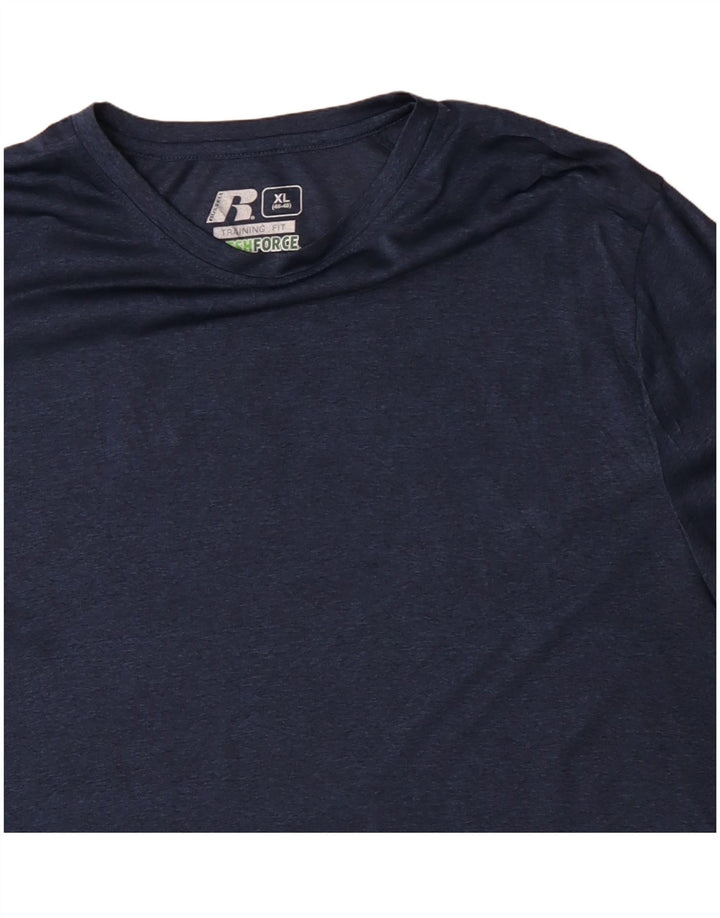 T-shirt męski RUSSELL ATHLETIC Top XL, granatowy, poliester