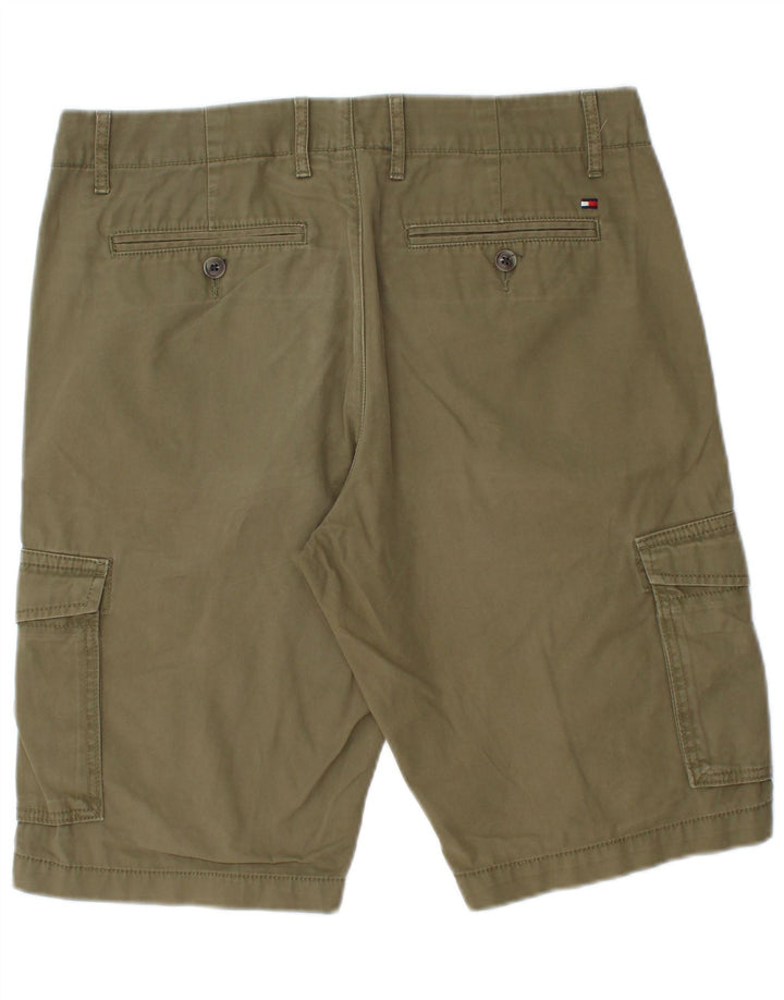 Męskie spodenki cargo Tommy Hilfiger W32, średnia bawełna khaki