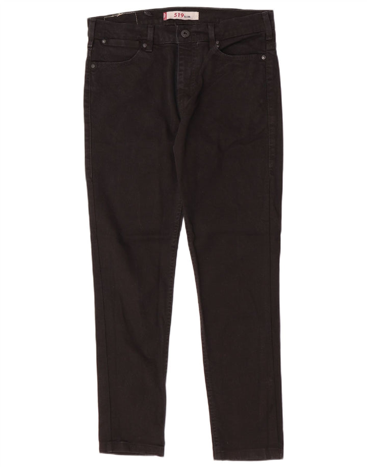 Męskie jeansy Levi's 519 Slim W33 L30 Czarna bawełna