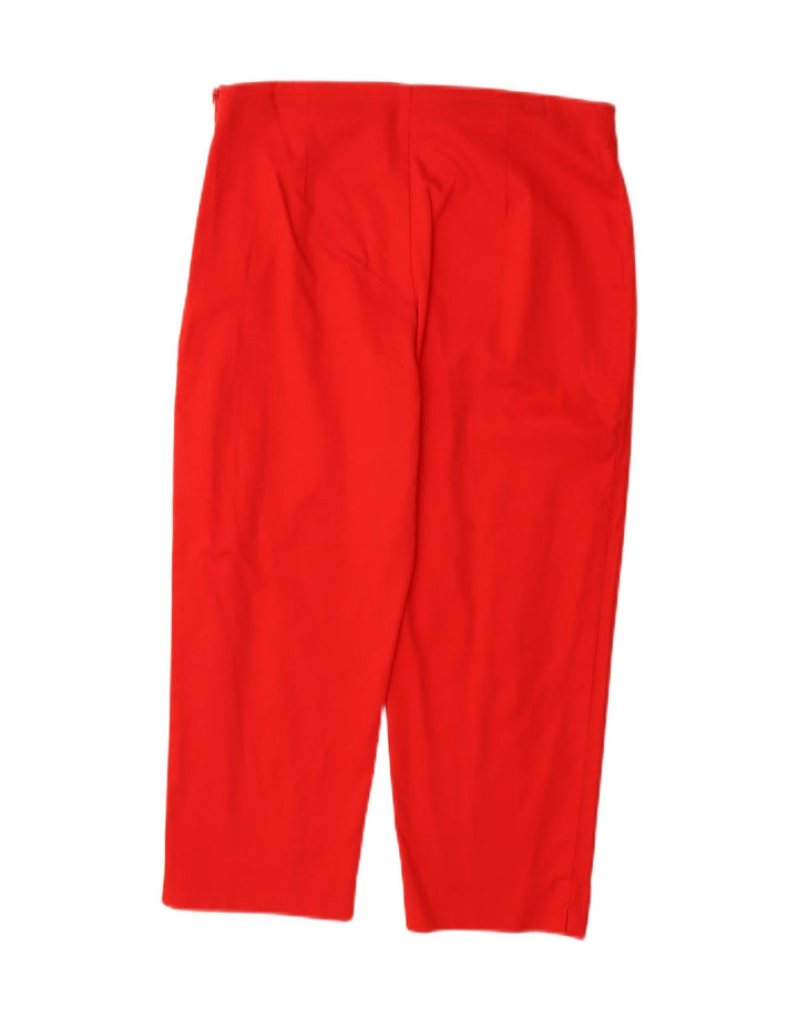Krótkie spodnie damskie Marks & Spencer UK 12 Medium W30 L24 Czerwone bawełniane
