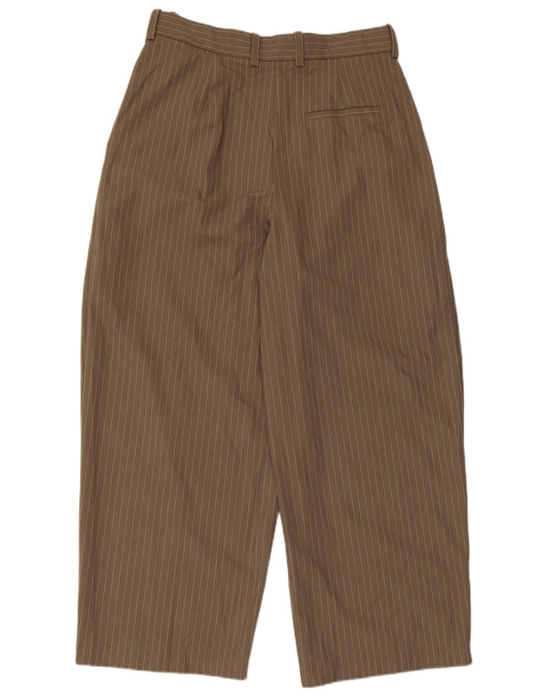 Marks & Spencer Damskie spodnie Chino UK 14 Large W32 L29 Brązowe paski
