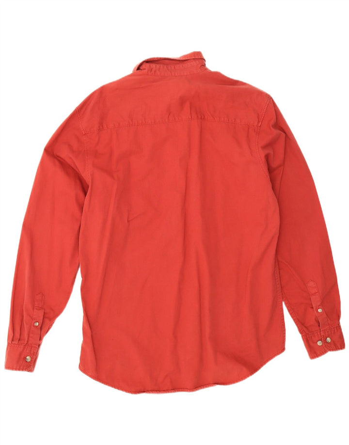 Koszula męska Lee, bawełniana, w kolorze średnio czerwonym