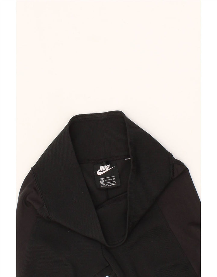 NIKE Womens Leggings UK 4 XS  Black Colourblock Vintage Nike and Second-Hand Nike from Messina Hembry 