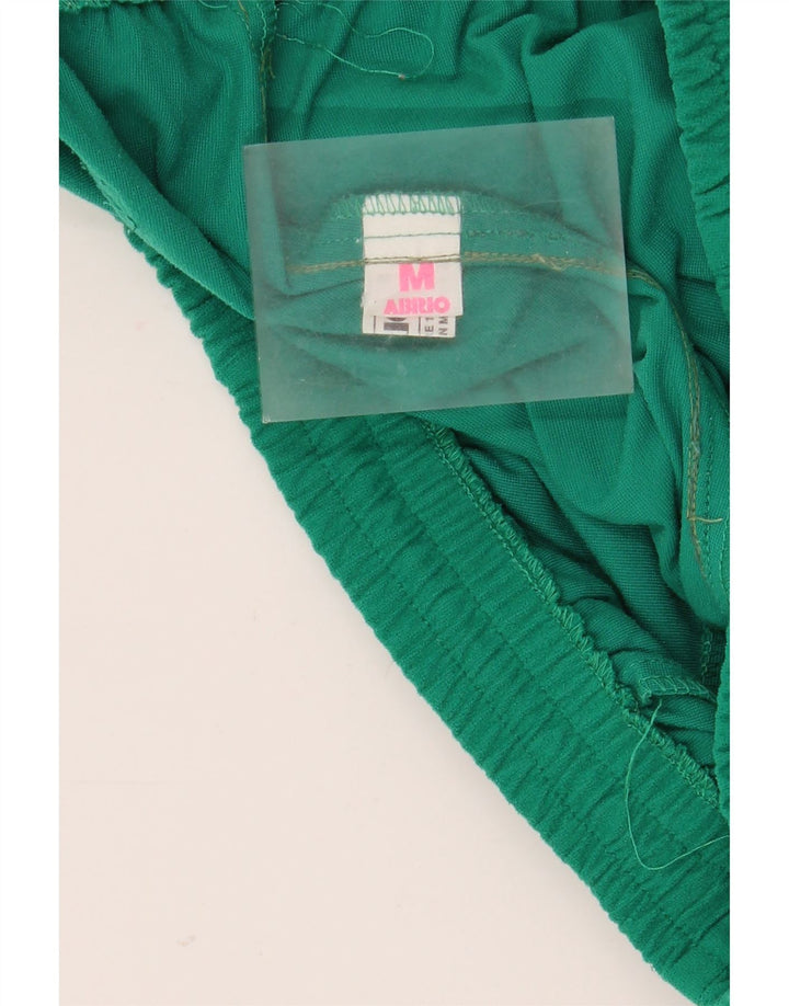 Vintage damski pełny dres UK 14, poliester w kolorze średniej zieleni