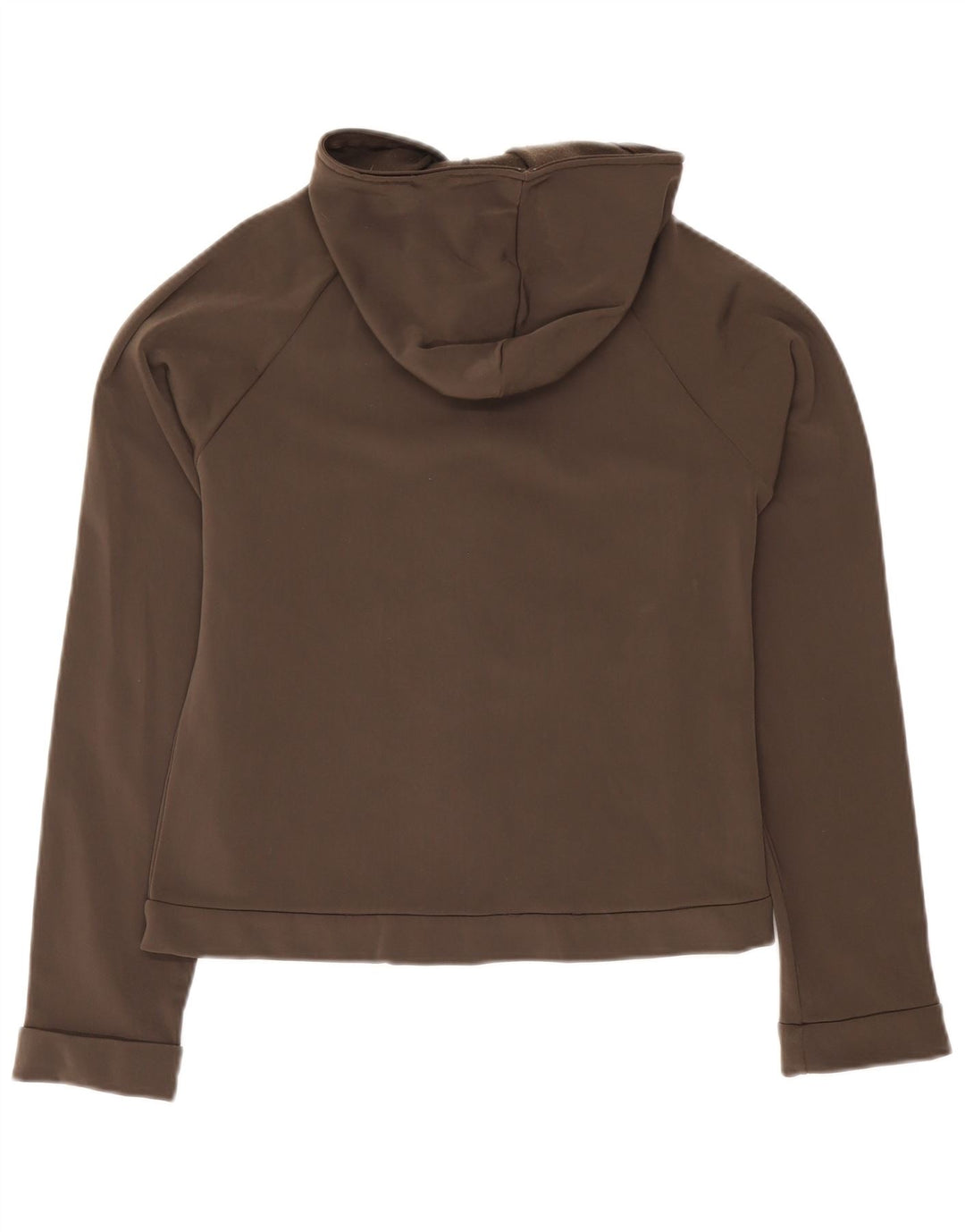 Damski sweter z kapturem i zamkiem Fila UK 12 Średni brąz