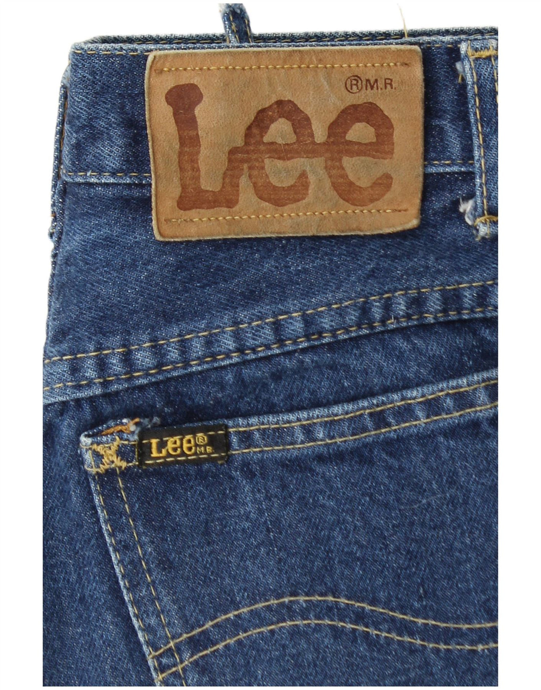 Damskie jeansy Lee Tapered W26 L31 Niebieskie