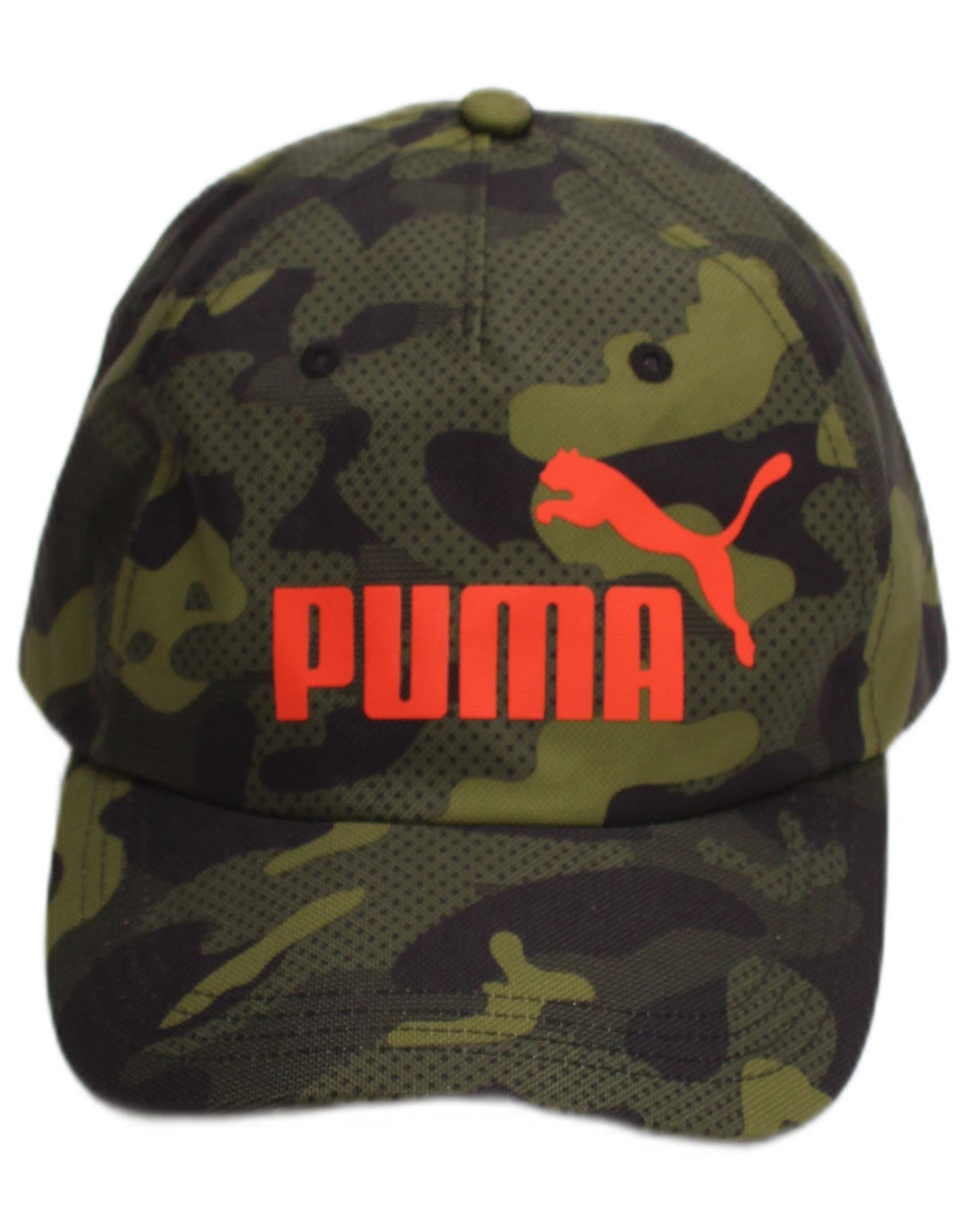 Chłopięca czapka z daszkiem Puma z grafiką, jeden rozmiar, zielona, poliestrowa