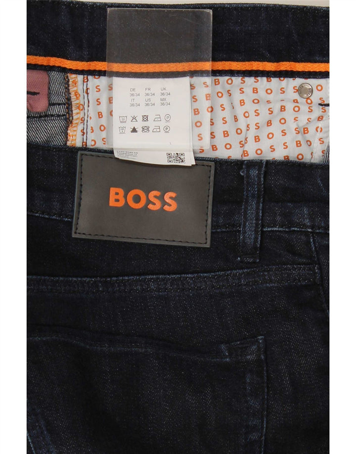 Jeansy damskie Hugo Boss W36 L34 Granatowe, bawełniane