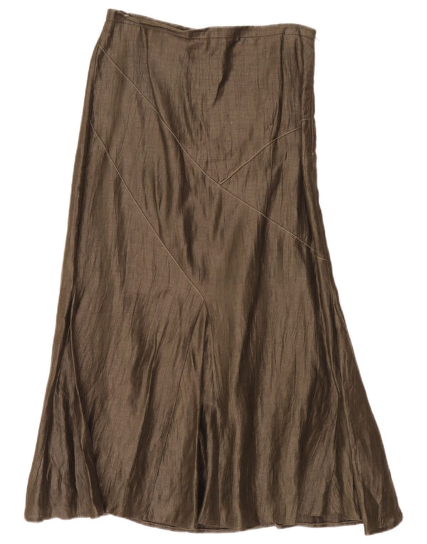 Damska spódnica maxi z wysokim stanem Gerry Weber UK 10 Small W30 Khaki