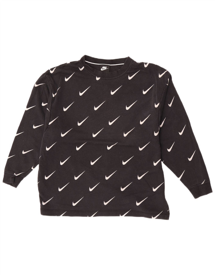 Męski sweter z grafiką Nike, duże czarne logo