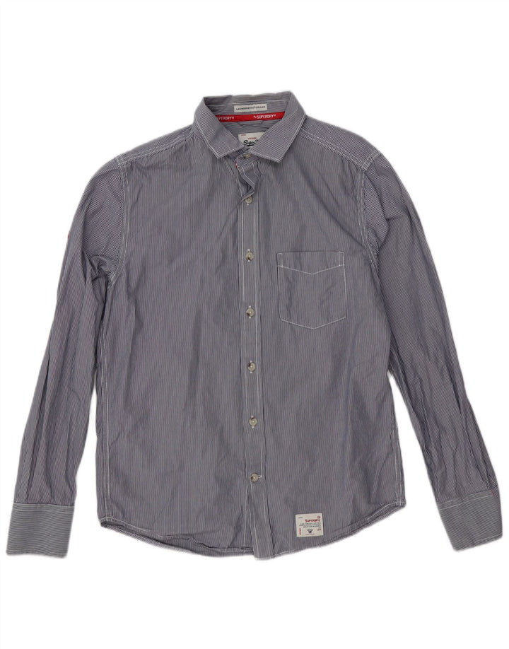 Chłopięca koszula z kołnierzykiem Superdry, rozmiar 15-16 lat, duża, granatowa