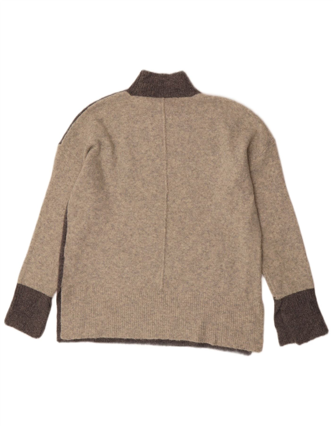 Marks & Spencer Damski sweter z golfem UK 14, średni szary