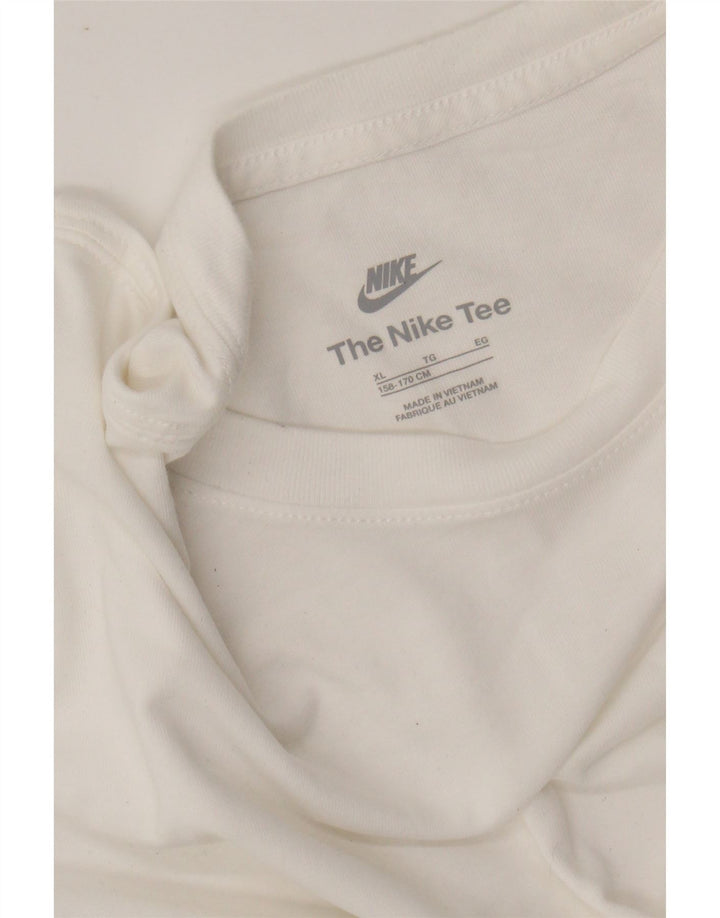 T-shirt chłopięcy NIKE 13-14 lat XL, biały