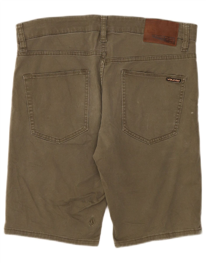 Męskie spodenki jeansowe Volcom Solver W30, średnia bawełna khaki