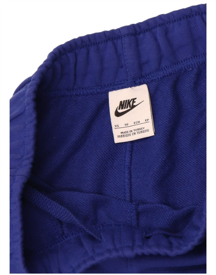 Męskie spodenki sportowe Nike Graphic XS, niebieskie, bawełniane