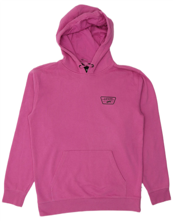 Męski sweter z kapturem Vans, średni, różowy, bawełniany