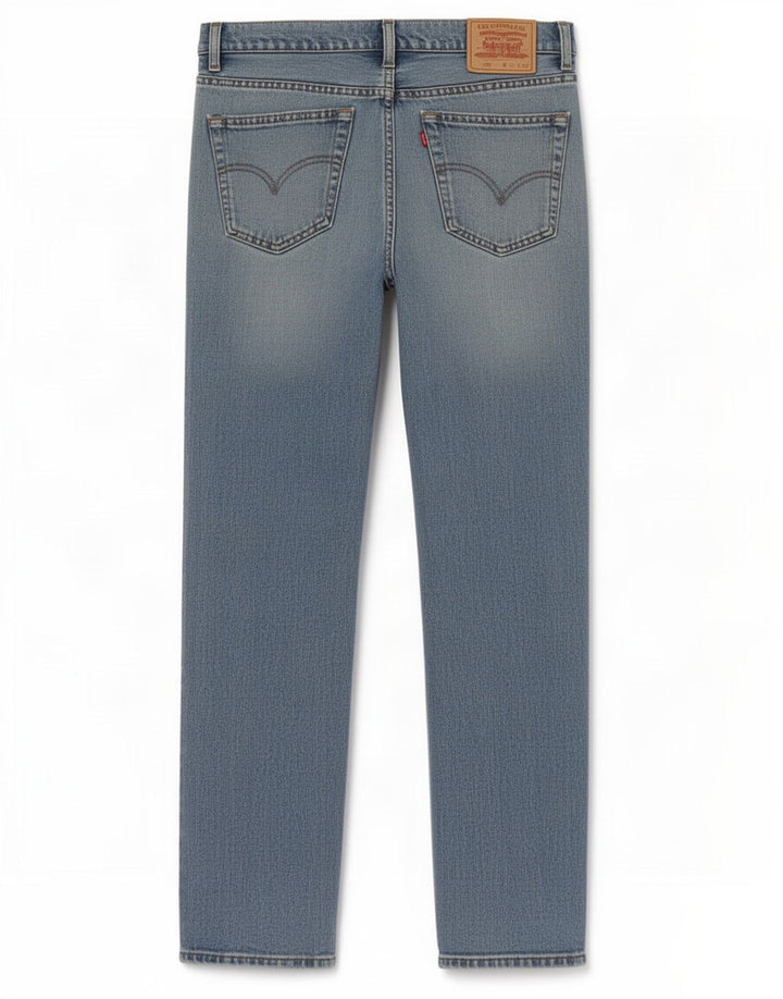 Męskie jeansy Levi's 504 Straight W35 L32 Niebieskie bawełniane