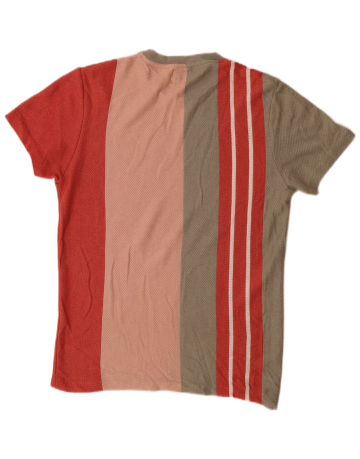 T-shirt męski Zara Top w średnie, wielokolorowe paski