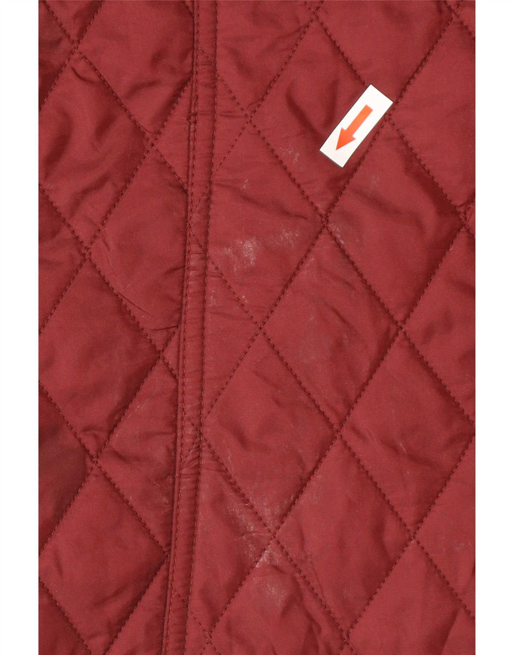 Damska pikowana kurtka Barbour UK 8 Small Red Colorblock Poliamid