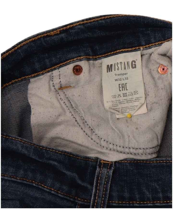 Damskie jeansy Mustang Tramper Slim W32 L32 Niebieskie bawełniane