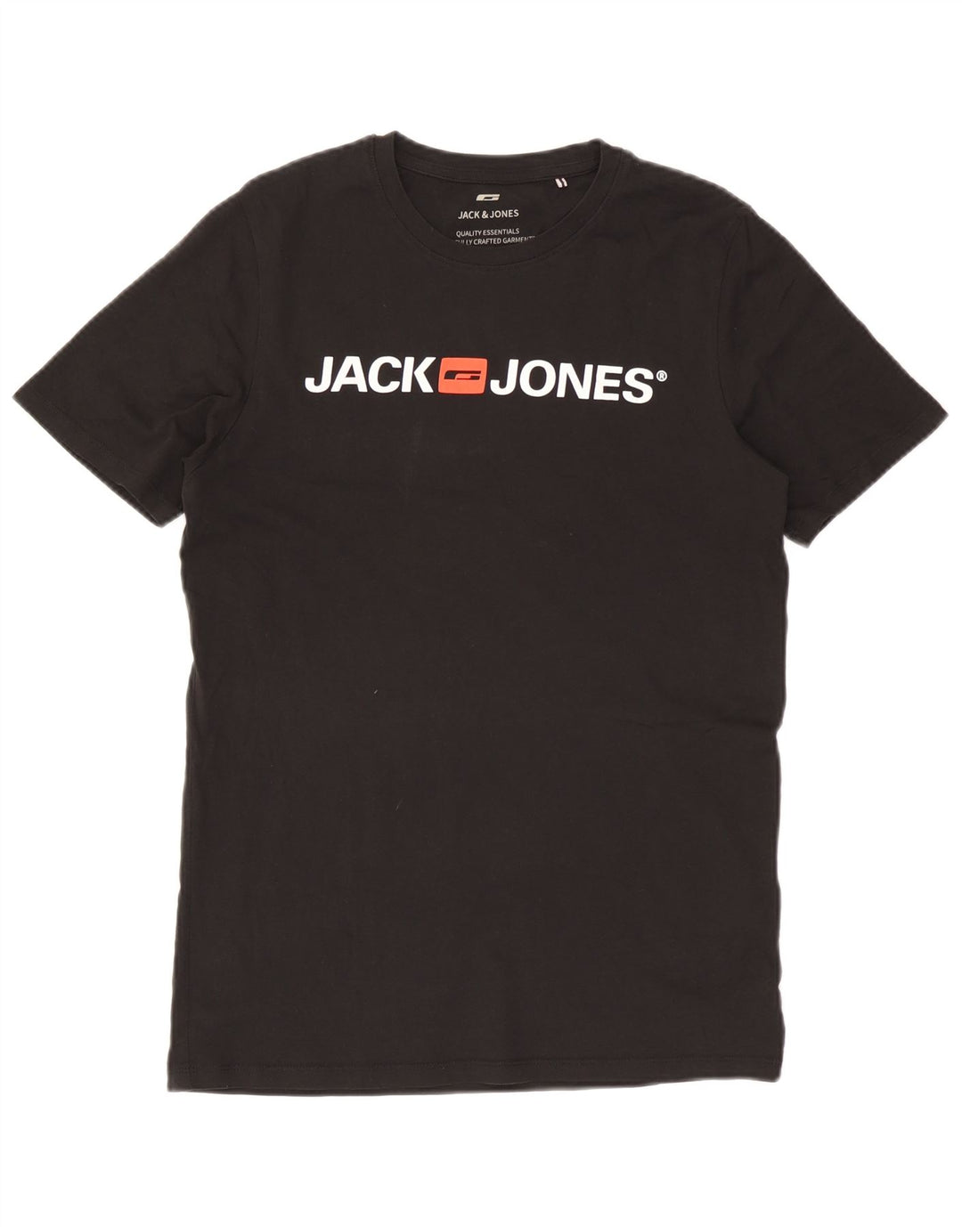 Męski T-shirt z grafiką Jack & Jones, duży, czarny