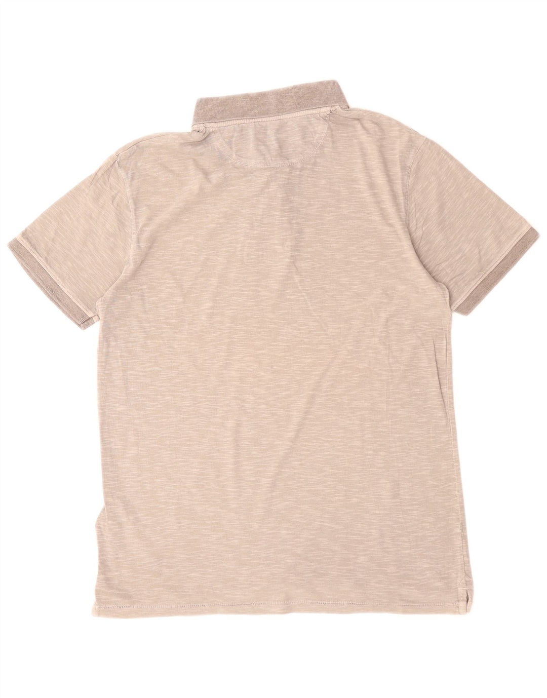 Męska koszulka polo TIMBERLAND o dopasowanym kroju, średnio szara, bawełniana w cętki