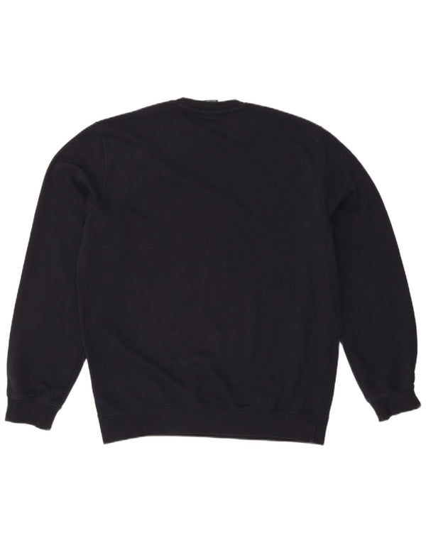 Męska bluza z grafiką CHAMPION 2XL, granatowa, bawełniana