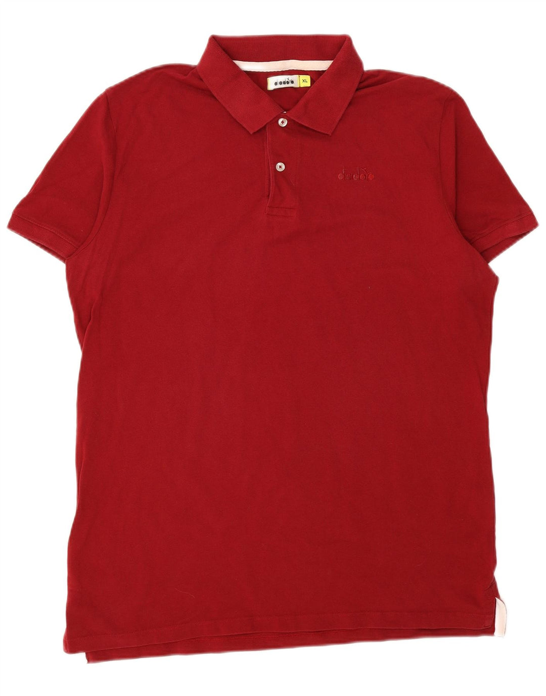 Męska koszulka polo Diadora XL, czerwona, bawełniana
