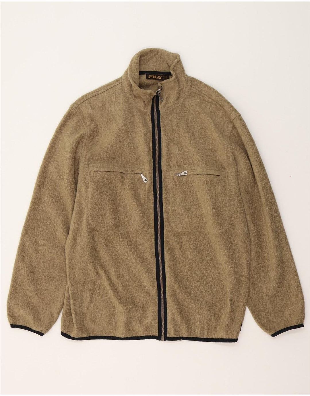 Męska kurtka polarowa FILA UK 40 duża beżowa