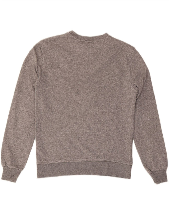 FILA Mens Sweatshirt Jumper XS Grey Striped Cotton Vintage Fila and Second-Hand Fila from Messina Hembry 