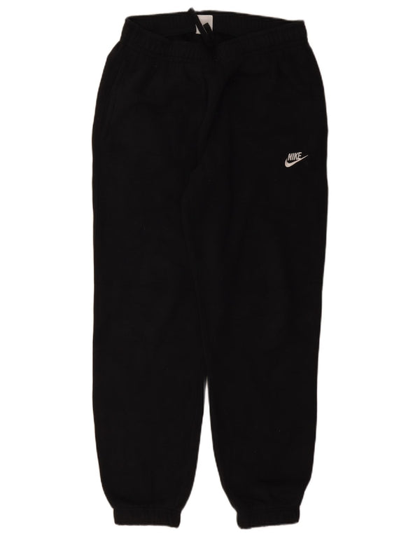 Męskie spodnie dresowe Nike, joggery, średnie czarne, bawełniane, sportowe