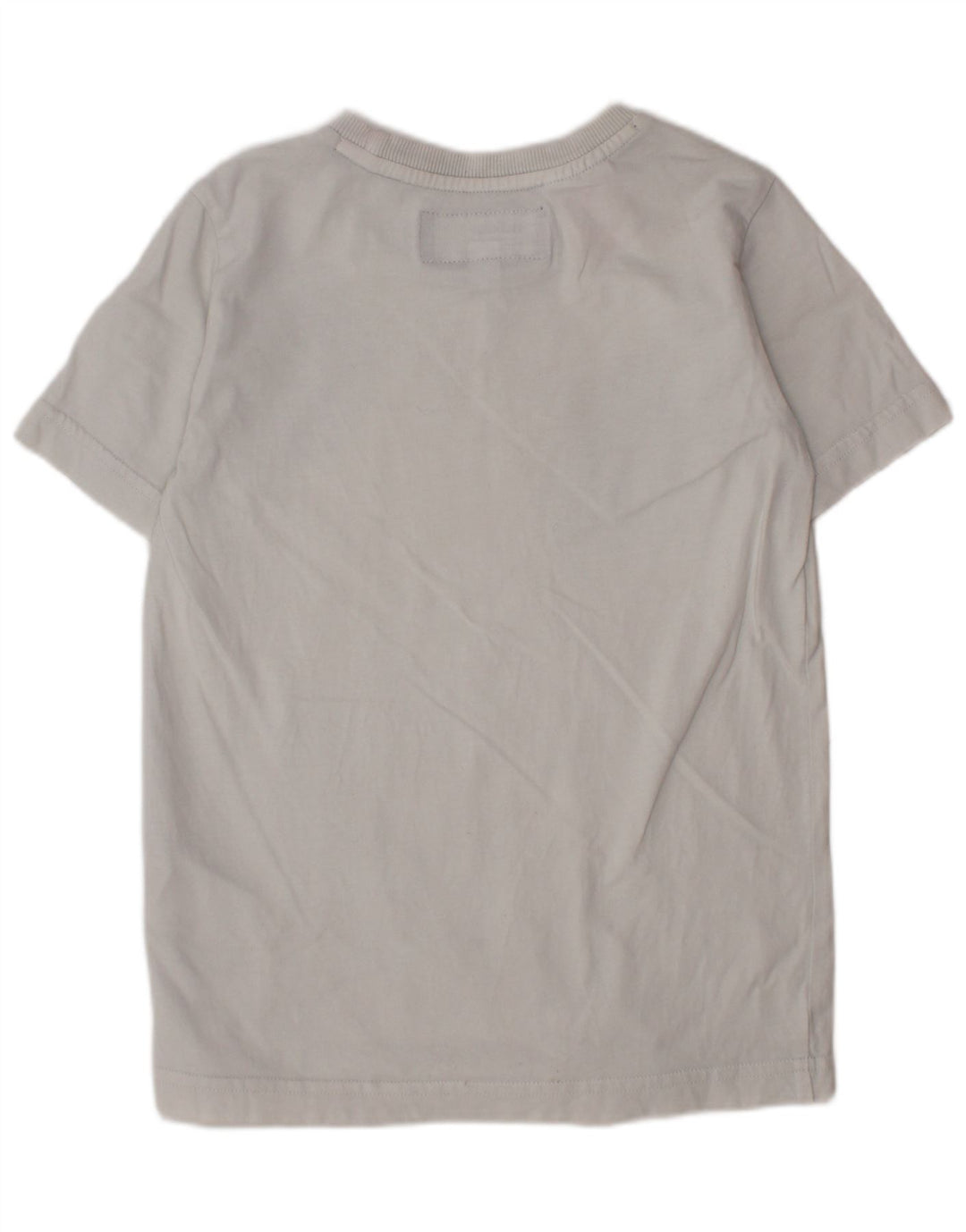 Chłopięcy T-shirt z grafiką ADIDAS, 7-8 lat, biała bawełna