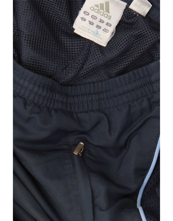 Męskie spodnie dresowe Adidas, małe, granatowe, poliestrowe