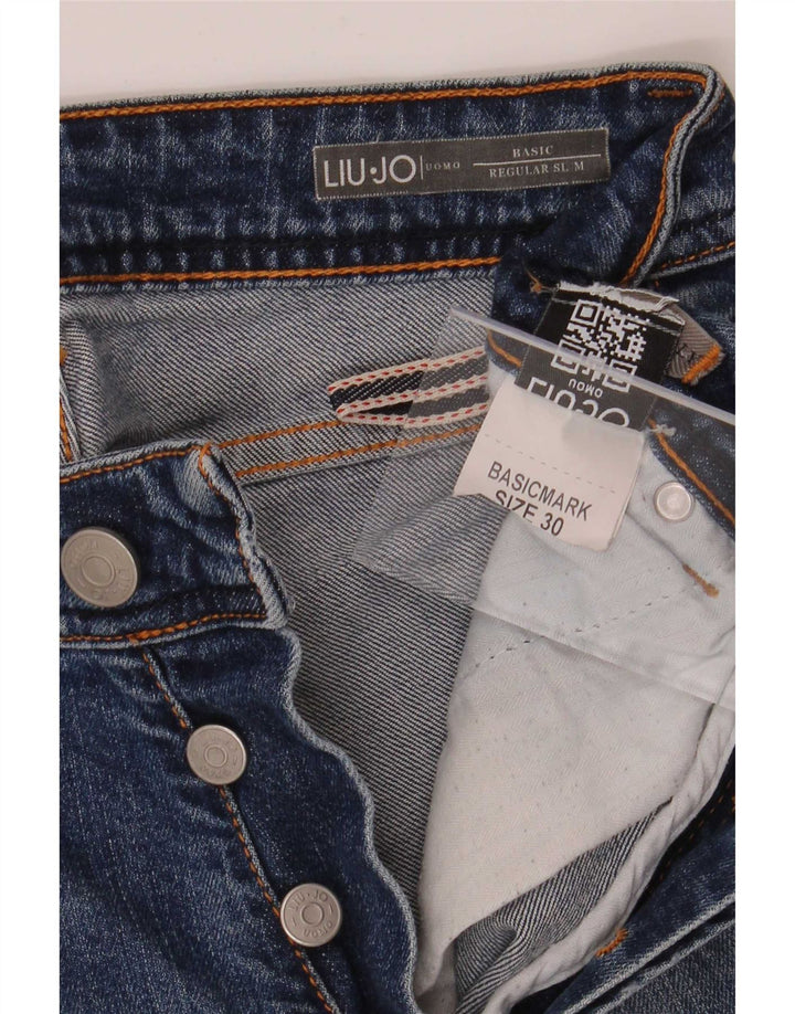 Liu Jo Męskie jeansy slim W30 L26 niebieskie
