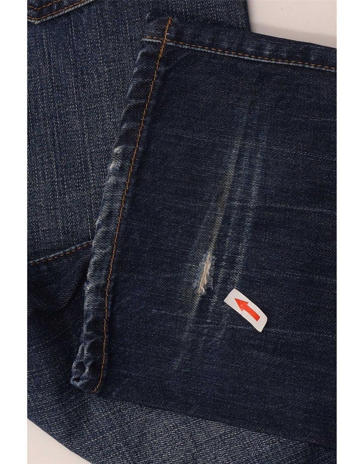 Męskie jeansy Levi's 501 Straight W34 L32 Niebieskie bawełniane