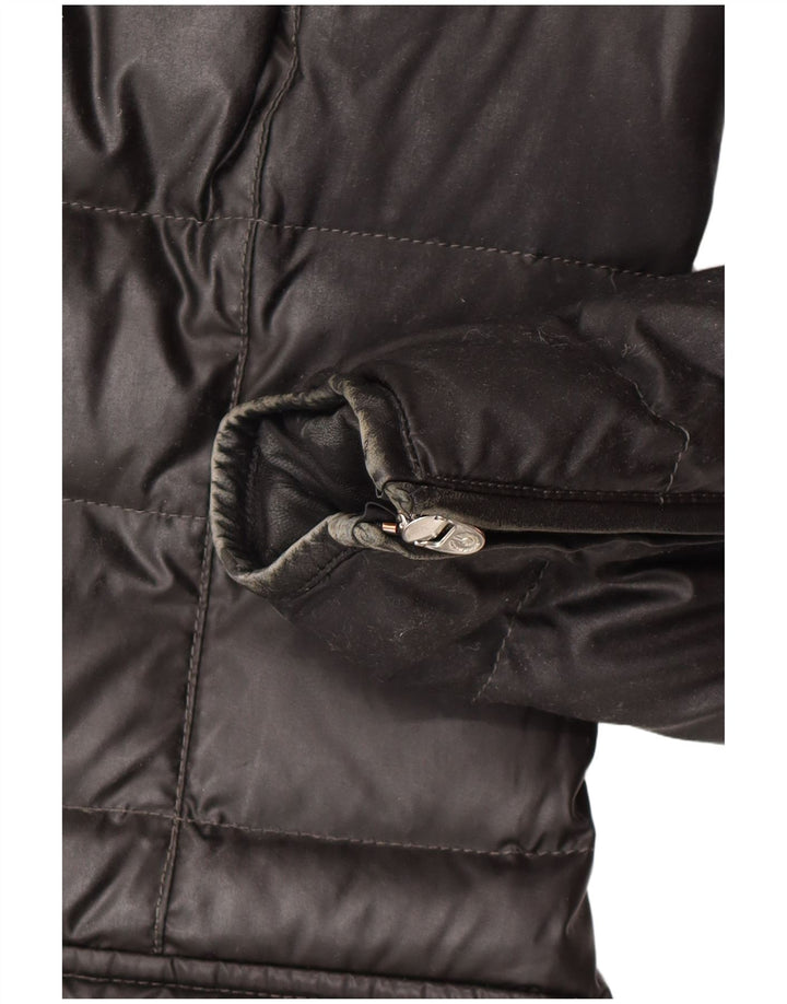 Damski płaszcz ocieplany Belstaff IT 44 Średni czarny poliester, klasyczny