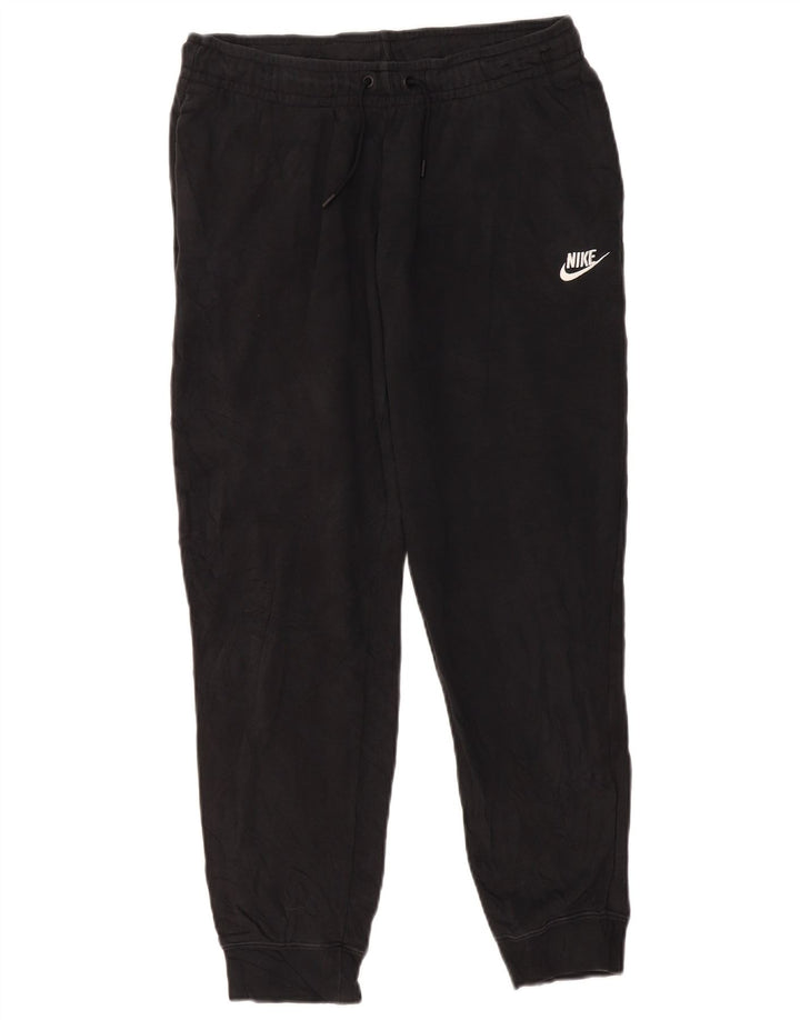 Damskie spodnie dresowe NIKE Joggers UK 14 Średnia czarna bawełna