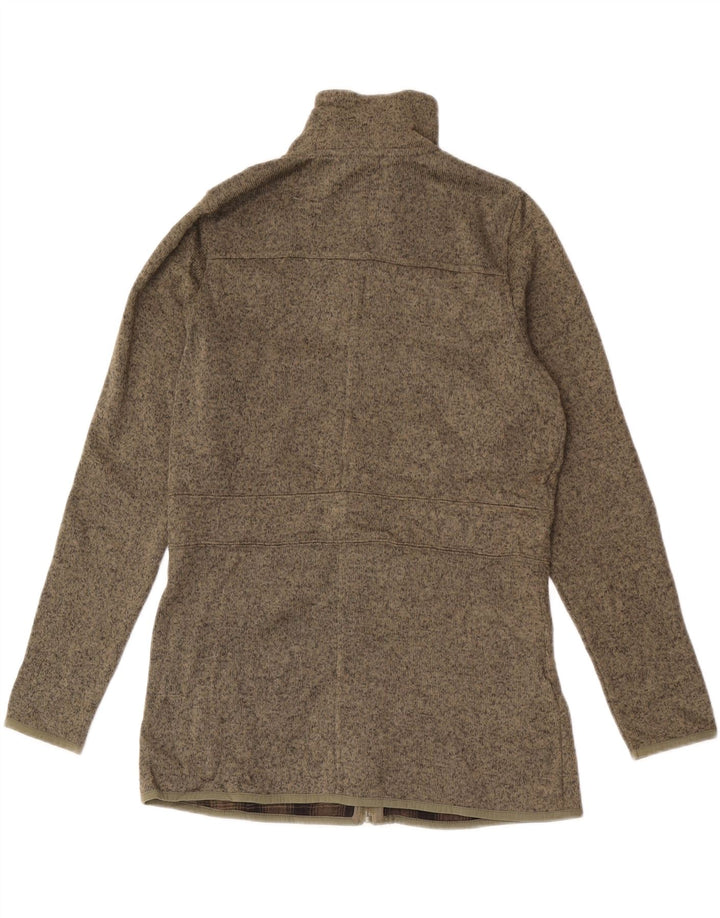 Damska kurtka dresowa Eddie Bauer UK 14 Medium Khaki nakrapiana
