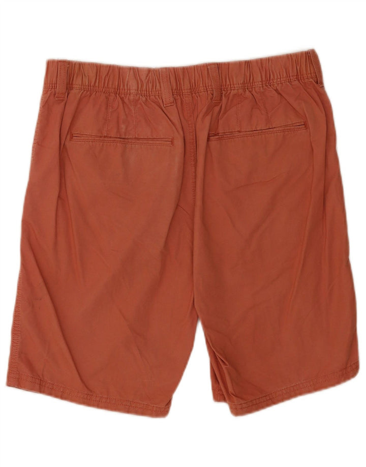 Męskie spodenki Chino Marks & Spencer W34, duże, pomarańczowe, bawełniane