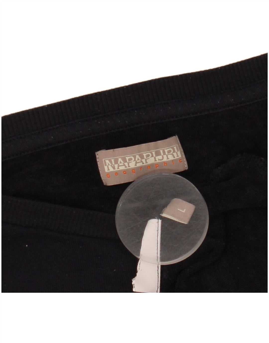 Damska bluza z grafiką NAPAPIJRI UK 14, duża, granatowa