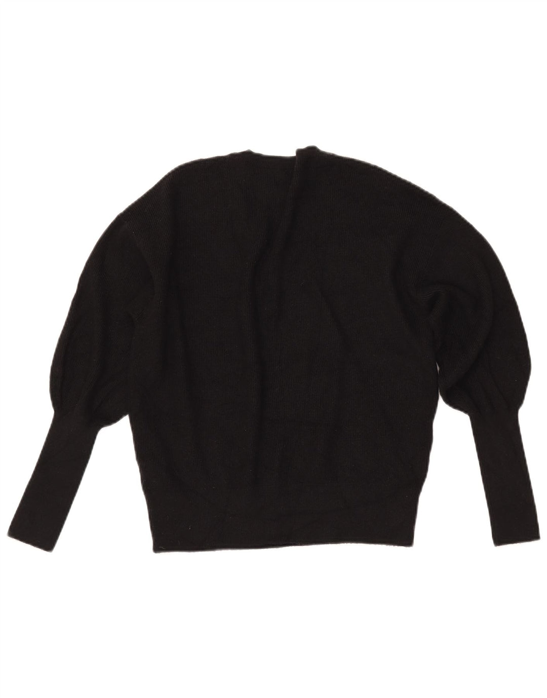 MARKS & SPENCER Damski sweter z dekoltem w kształcie litery V, UK 10, mały, czarny