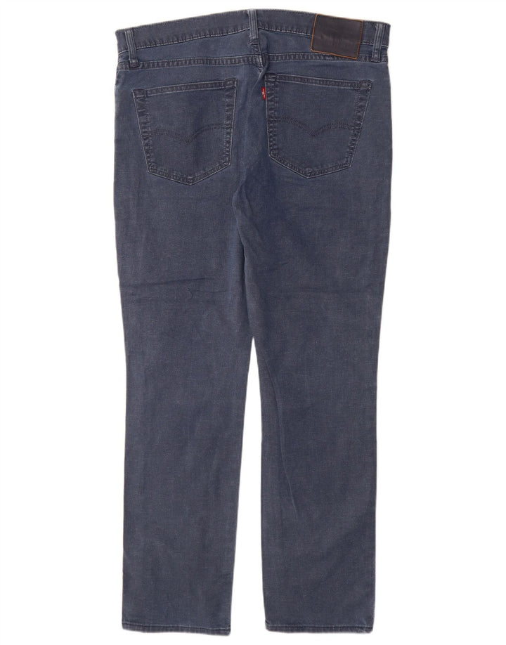 Męskie jeansy slim fit Levi's W36 L30 Niebieskie bawełniane