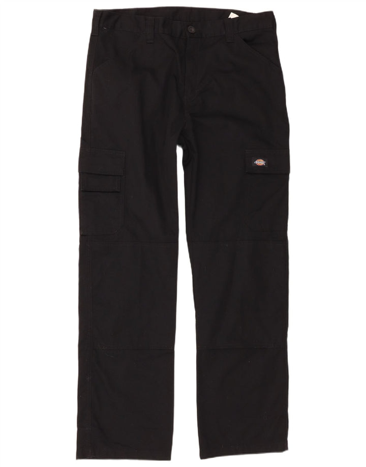 Męskie proste spodnie cargo Dickies W34 L32 Czarny poliester