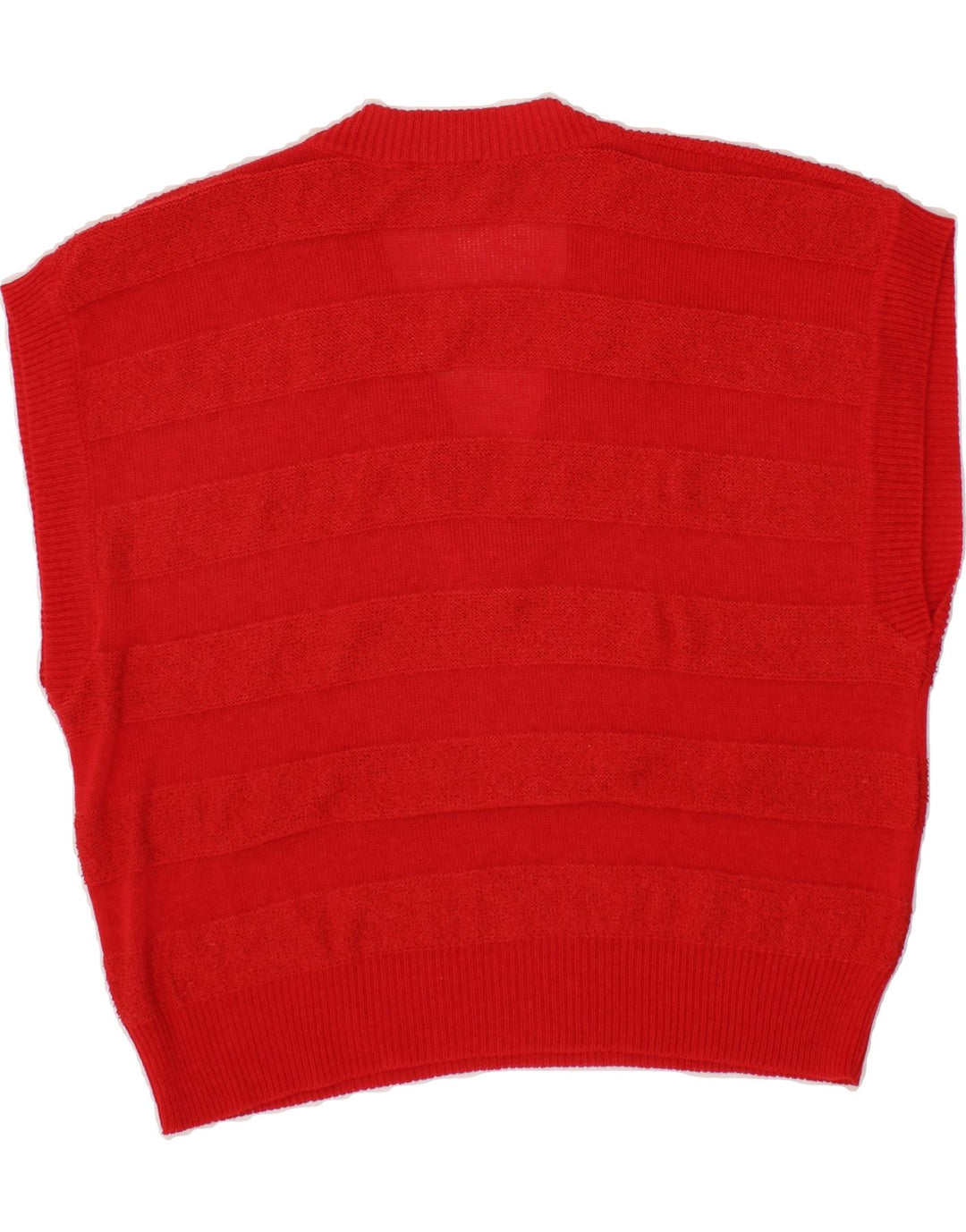 VINTAGE Womens Vest Tank Top IT 46 Large Red Polyacrylic Vintage Vintage and Second-Hand Vintage from Messina Hembry 