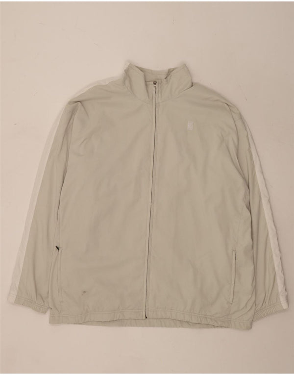 Męska kurtka dresowa Nike UK 47/48 2XL Beżowy poliester z blokami kolorów