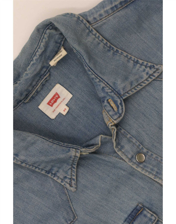 Męska koszula dżinsowa Levi's XS w kolorze niebieskim