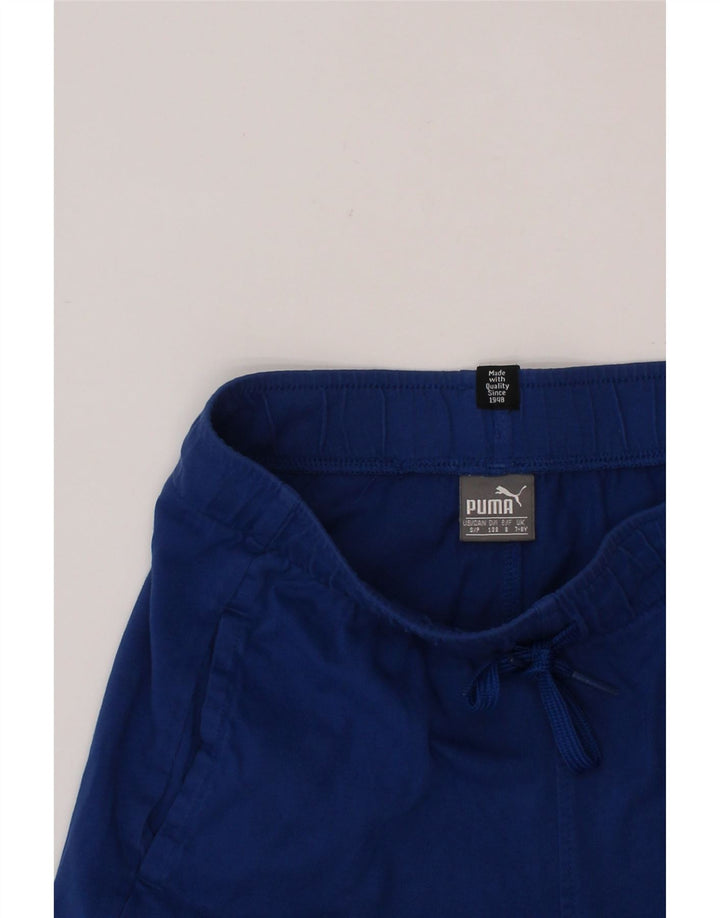 Chłopięce spodenki sportowe PUMA 7-8 lat, niebieskie