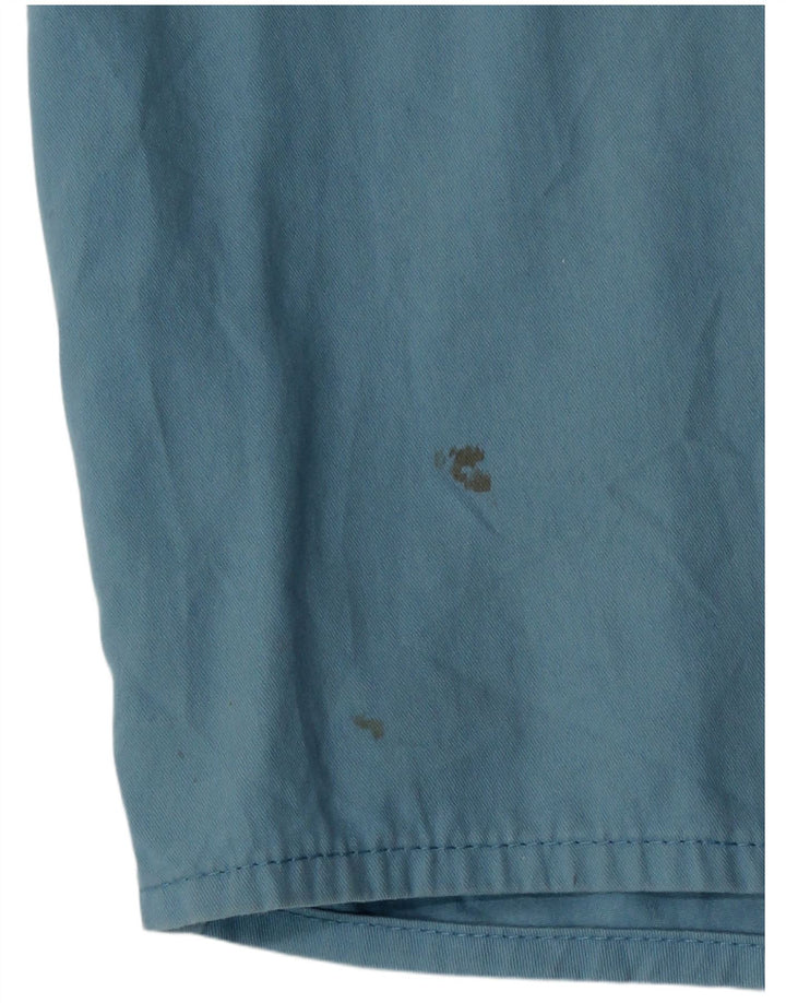 Koszula męska z krótkim rękawem Wrangler XL, niebieska, bawełniana